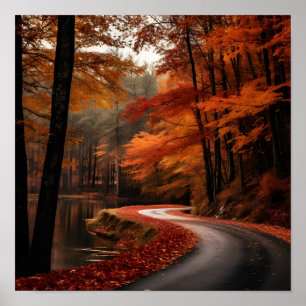 Autumn in Georgia digital art print