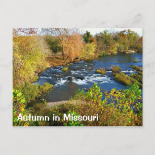 Autumn in Joplin Missouri / Shoal Creek Postcard