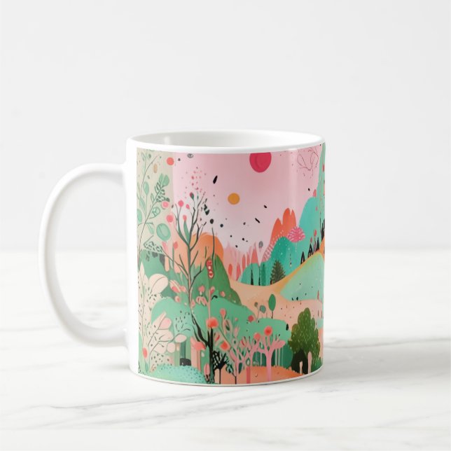 Autumn in Korea Coffee Mug (Left)