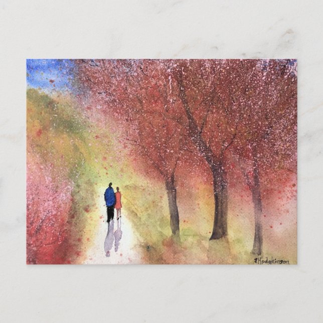 AUTUMN IN MONTREAL,  POSTCARD (Front)