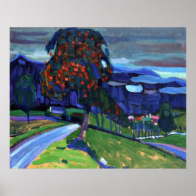 Autumn in Murnau, poster (Front)