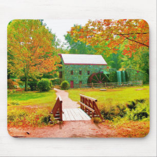 AUTUMN IN NEW ENGLAND MOUSE MAT