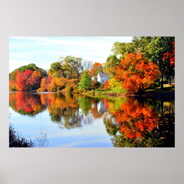 AUTUMN IN NEW ENGLAND POSTER (Front)