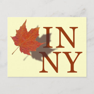 Autumn in New York Postcard