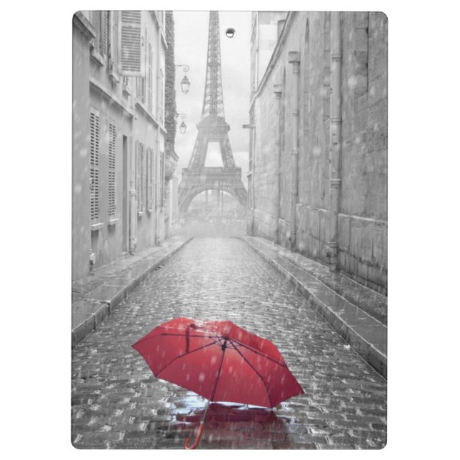 Autumn In Paris Clipboard (Back)
