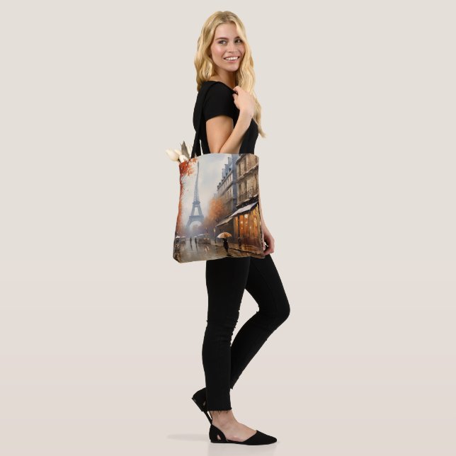 Autumn in Paris France Tote Bag (On Model)