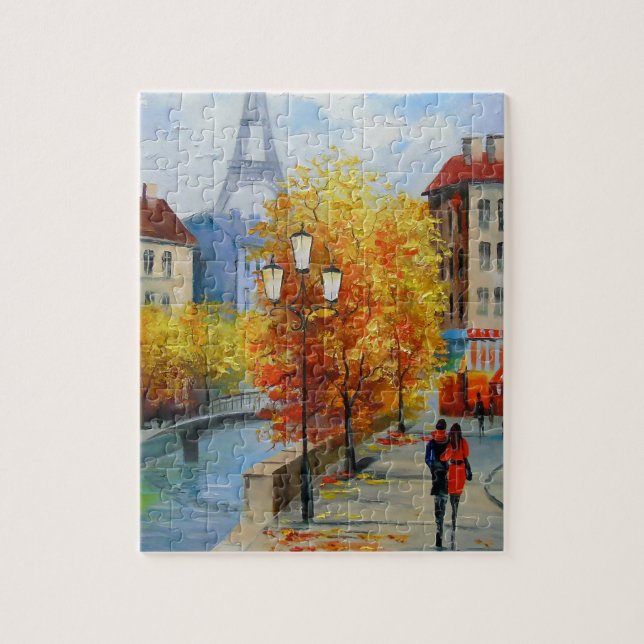Autumn in Paris Jigsaw Puzzle (Vertical)