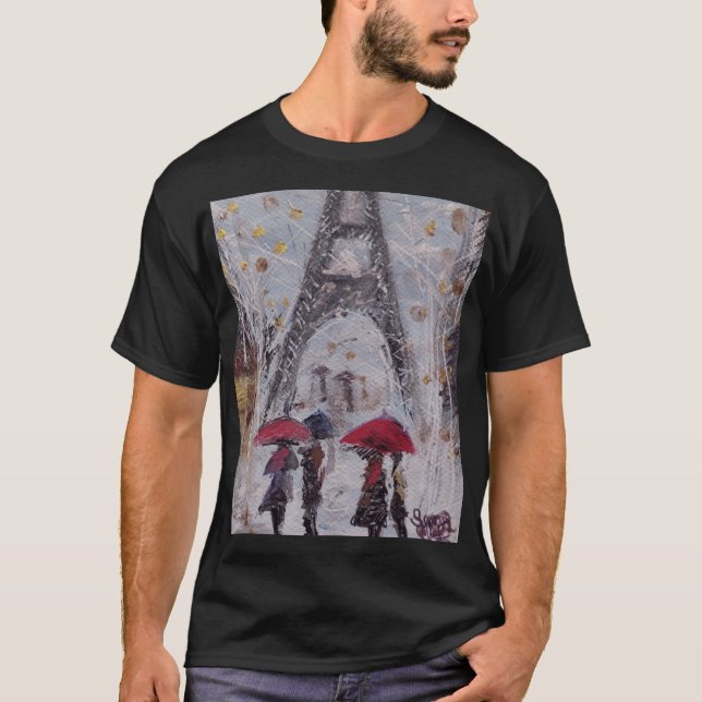 Autumn in Paris SF T-Shirt (Front)