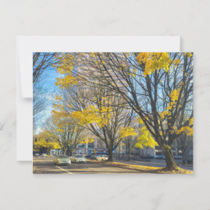 Autumn in Portland, Oregon Postcard