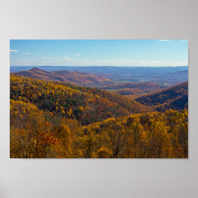 Autumn in Shenandoah National Park, Virginia Poster (Front)