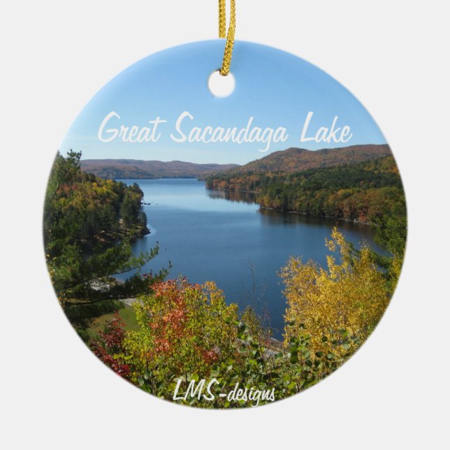 Autumn In The Adirondacks Ornament (Front)