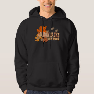 Autumn In The Adirondacks with Fall Leaves Bear Tr Hoodie