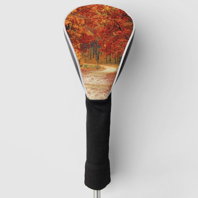 autumn in the forest golf head cover (Front)
