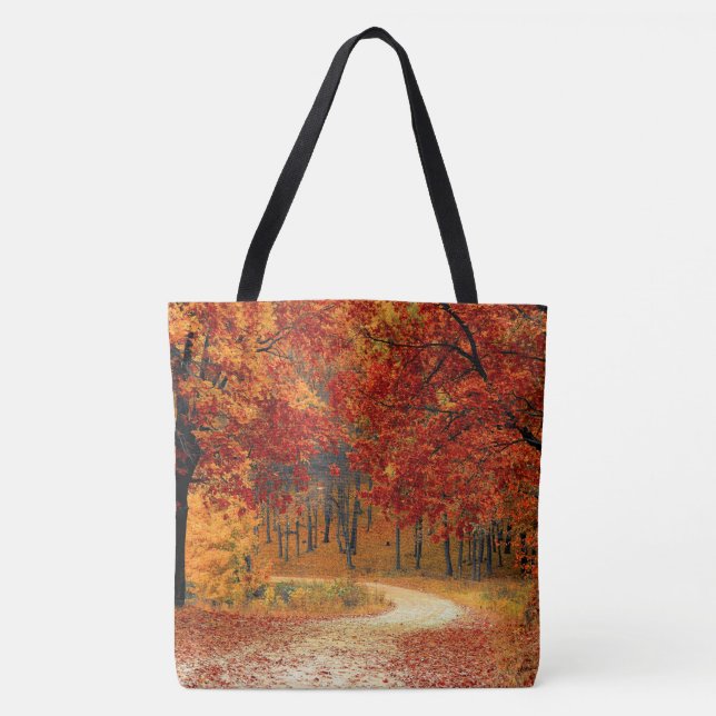 autumn in the forest tote bag (Front)