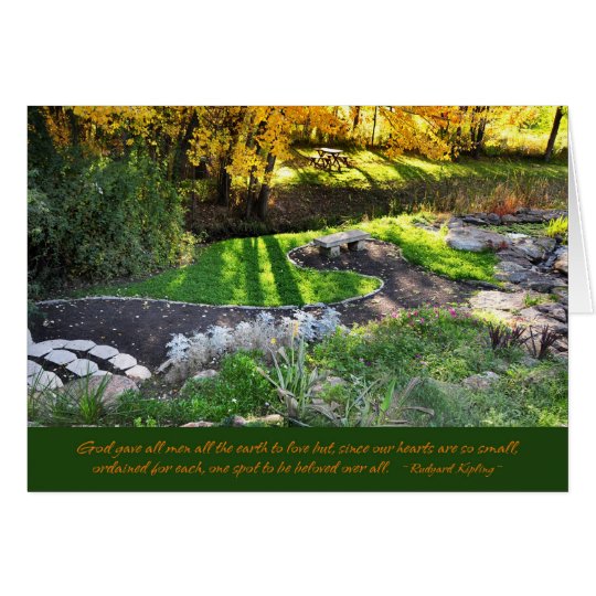Autumn in the Grove Card