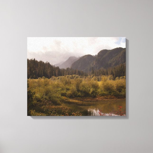 Autumn in the mountains canvas print (Front)