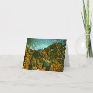 Autumn in the mountains..... card