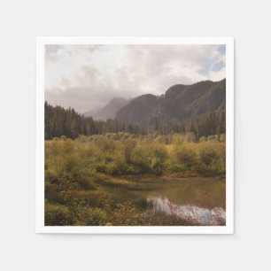 Autumn in the mountains napkin