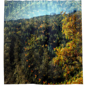 Autumn in the mountains.... shower curtain