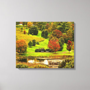 Autumn in the Park Canvas Print