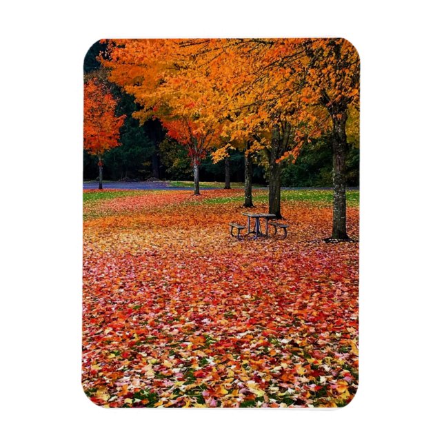 Autumn in the Park Magnet (Vertical)