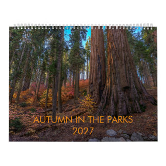 Autumn In The Parks 2027 12-Month Wall Calendar