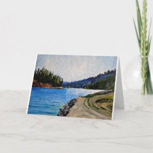 "Autumn in Trinity Lake No.3" by AlarsenArtist  Card