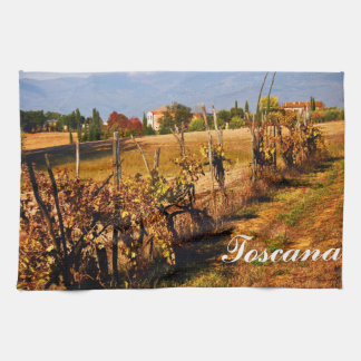 Autumn in Tuscany Tea Towel