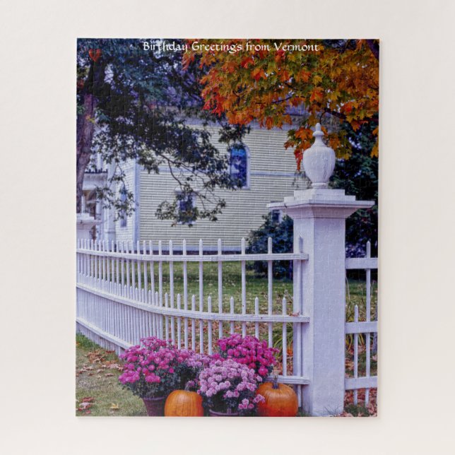Autumn in Vermont Jigsaw Puzzle (Vertical)