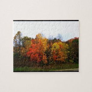 Autumn in West Bend, Wisconsin Jigsaw Puzzle