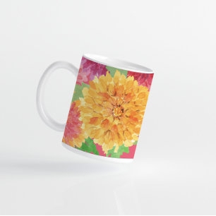 Autumn Inspired Chrysanthemum Coffee Mug