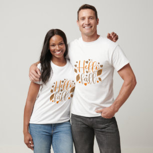 Autumn inspired typography T-Shirt