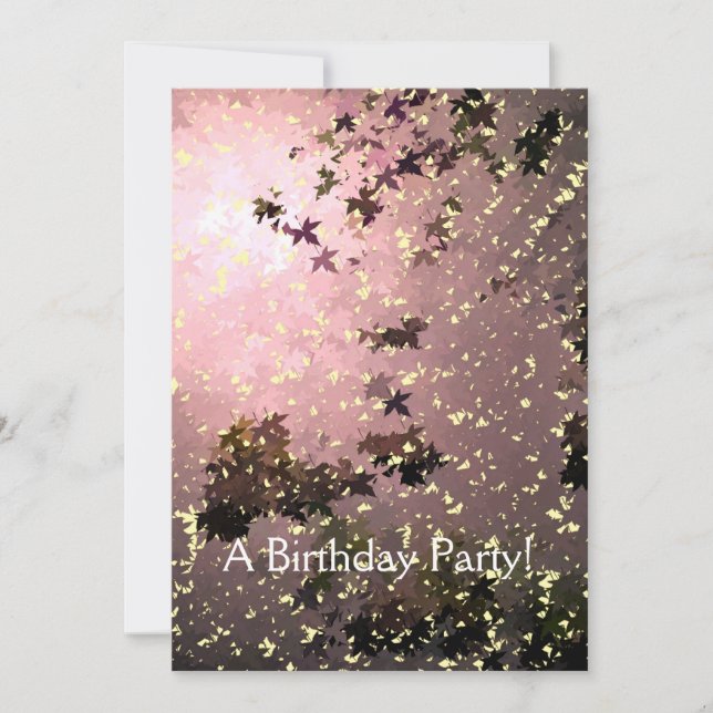 AUTUMN INVITATION (Front)