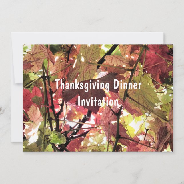 AUTUMN INVITATION (Front)