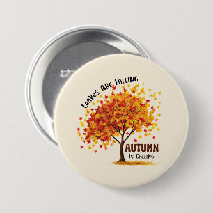 Autumn is Calling 7.5 Cm Round Badge