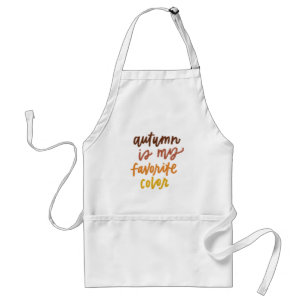 "Autumn Is My Favourite Colour" Standard Apron