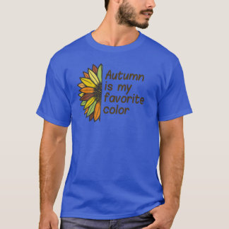 Autumn is My Favourite Colour Sunflower T-Shirt