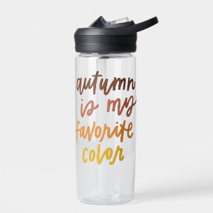 "Autumn Is My Favourite Colour" Water Bottle
