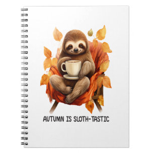 Autumn is Sloth Tastic Notebook