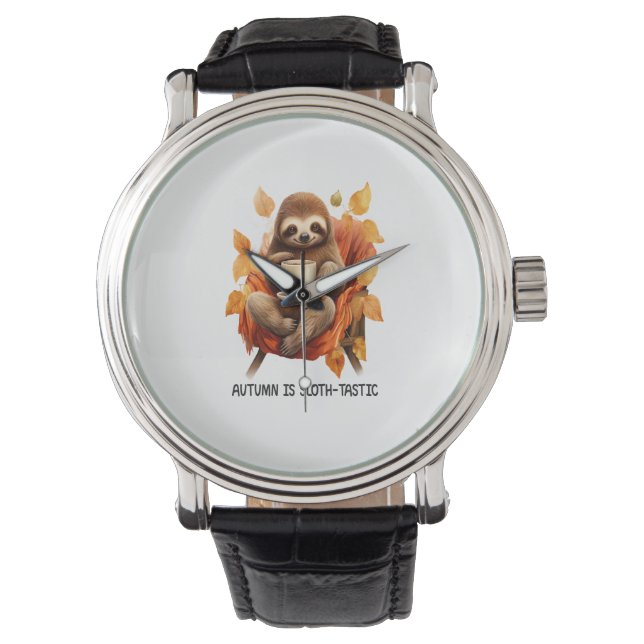 Autumn is Sloth Tastic Watch (Front)