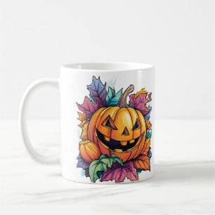 Autumn Jack-o'-Lantern Coffee Mug