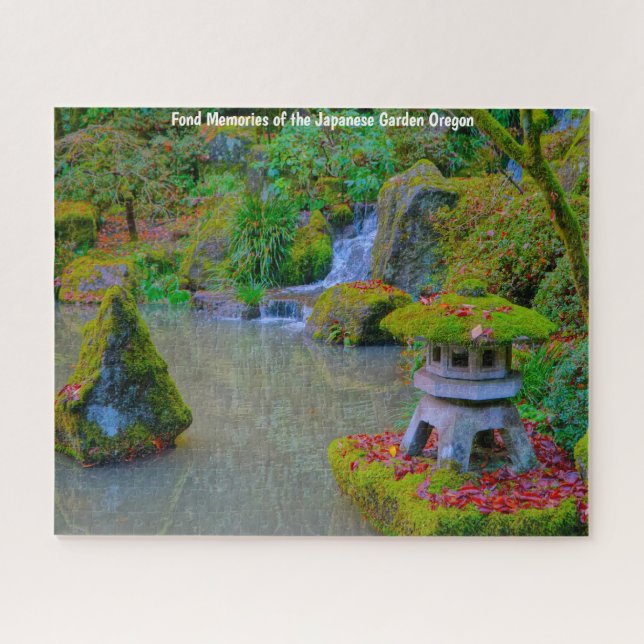 Autumn Japanese Garden Oregon. Jigsaw Puzzle (Horizontal)