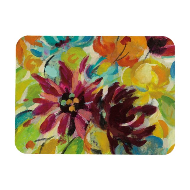Autumn Joy Flowers Magnet (Horizontal)