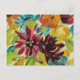 Autumn Joy Flowers Postcard