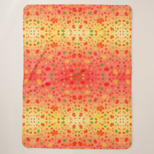 Autumn Kaleidoscope  Sherpa Blanket