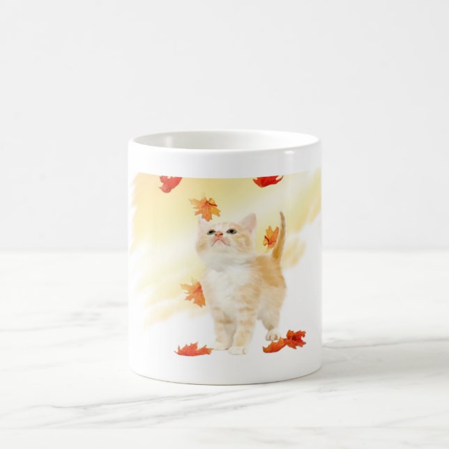 Autumn Kitten Mug (Center)