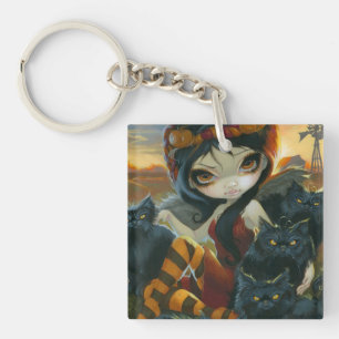 "Autumn Kitties" Keychain