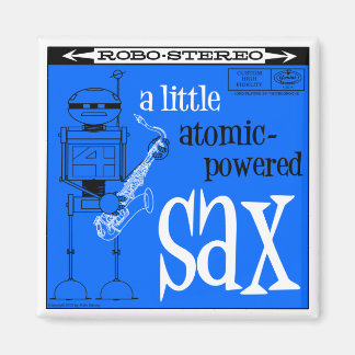 Autumn Lake "ATOMIC SAX" Magnet