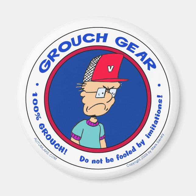 Autumn Lake "GROUCH GEAR" Magnet (Front)