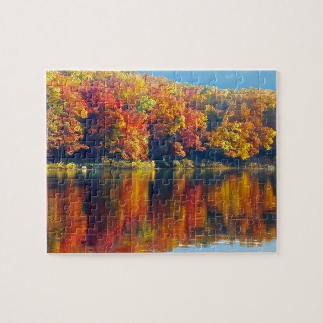 Autumn Lake Jigsaw Puzzle (Horizontal)